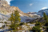 Parco Naturale Fanes-Senes-Braies. Escursione al Rifugio Fanes. La discesa verso il Rifugio Peder. 